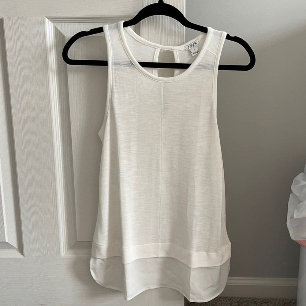 JCrew White Tank